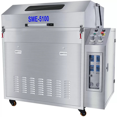 SME-5100 이중 정지 1000 밀리미터 지름 원통 바구니는  깨끗한 공기 스엠티 납땜 물결 오븐 팔레트 크리닝 장치를 지그춤을 춥니다