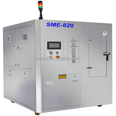 SME-820 스텐실 세척 기계 80L 자동 땜납 페이스트 인쇄된 스텐실 크리닝 장치