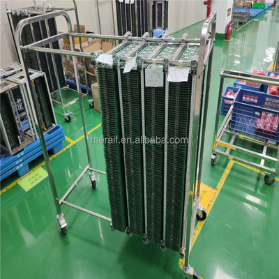 정전기방전 PCB (폴리염화비페닐) 플레이트 PCB 저장 메가진 랙 카트 손수레