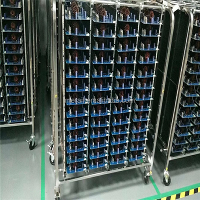 메라이프는 ESD 스테인레스 강 손수레 / ESD 전환 카트 / 대전 방지 PCB 플레이트 저장 손수레를 도매합니다