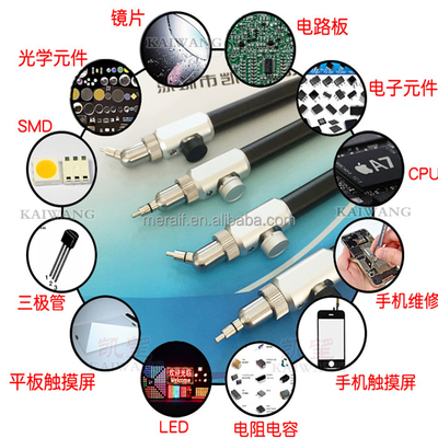 웨이퍼 흡착기는 사실상 PORTA-WAND VPWE7300AR-MW로부터 엿보기 흡인컵 VAC 진공 트위저 장비를 씁니다