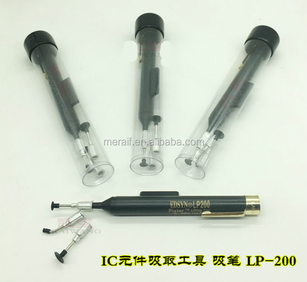 BGA SMD 작업 레볼링 AID를 위한 LP200 진공펜 반대론자 -사틱 IC 픽 업 진공 흡입기 펜 + 2 흡입모관