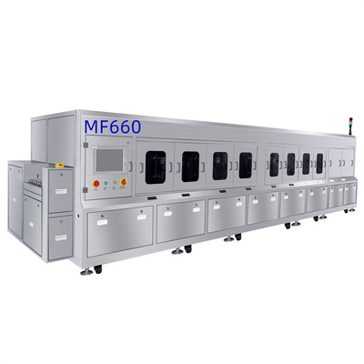MF610 온라인 PCBA 청소 기계 SMT PCB 청소 기계 PCBA 플럭스 잔류를 위한 자동 SMT 청소 기계