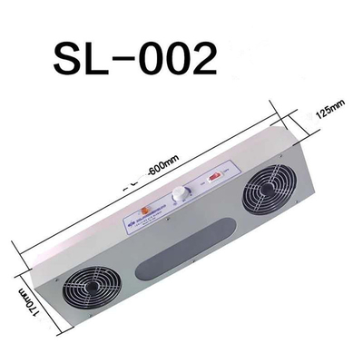 ESD 보호를 위한 2개의 머리 100kgs 반대로 정체되는 Ionizer 125mm 빨판