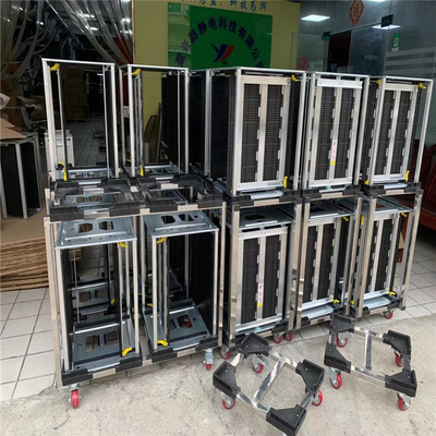 전도성 있는 대전 방지 ESD PCB SMT 메가진 랙 5.0 밀리미터 폭